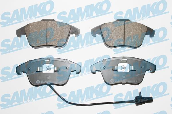 Samko 5SP1391 - Тормозные колодки, дисковые, комплект autospares.lv