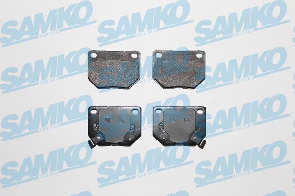 Samko 5SP1341 - Тормозные колодки, дисковые, комплект autospares.lv