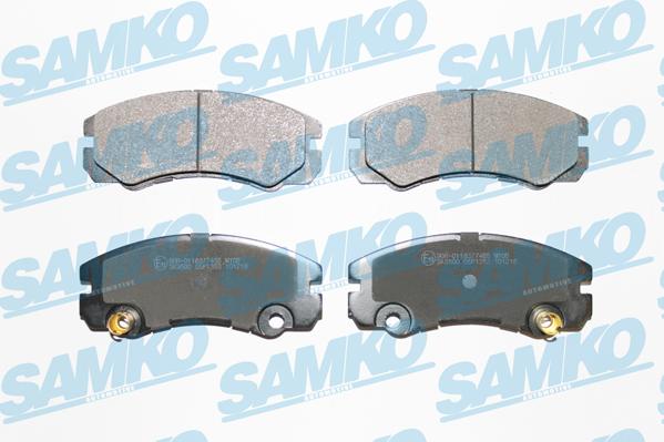 Samko 5SP1353 - Тормозные колодки, дисковые, комплект autospares.lv