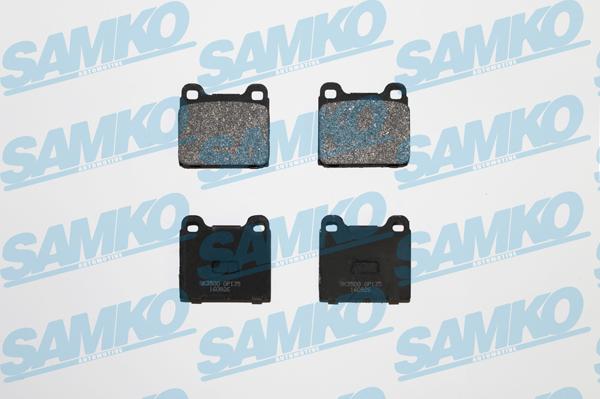 Samko 5SP135 - Тормозные колодки, дисковые, комплект autospares.lv