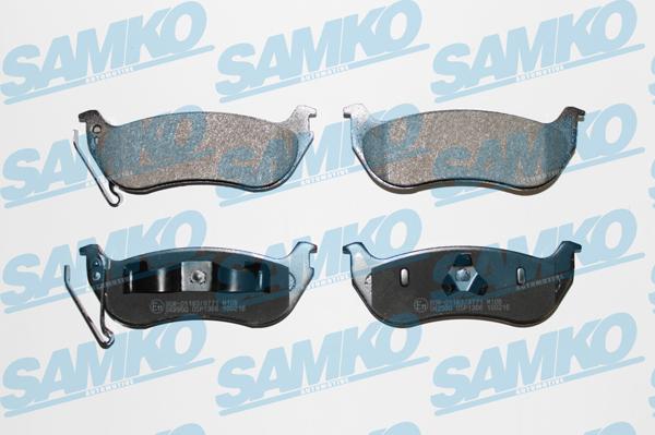 Samko 5SP1366 - Тормозные колодки, дисковые, комплект autospares.lv
