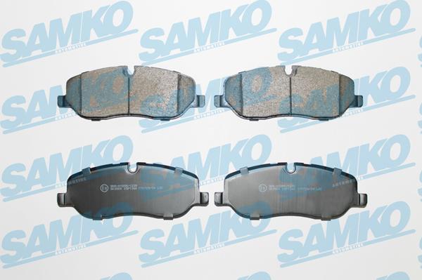 Samko 5SP1360 - Тормозные колодки, дисковые, комплект autospares.lv