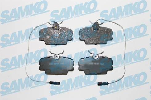 Samko 5SP1305 - Тормозные колодки, дисковые, комплект autospares.lv