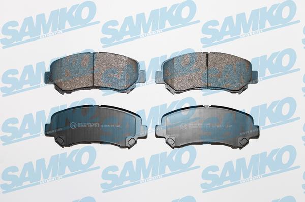 Samko 5SP1314 - Тормозные колодки, дисковые, комплект autospares.lv