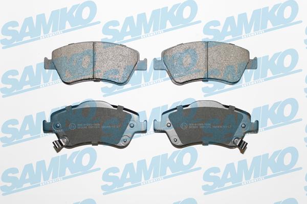 Samko 5SP1316 - Тормозные колодки, дисковые, комплект autospares.lv