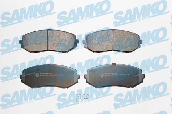 Samko 5SP1318 - Тормозные колодки, дисковые, комплект autospares.lv