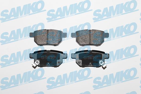 Samko 5SP1312 - Тормозные колодки, дисковые, комплект autospares.lv