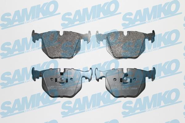 Samko 5SP1381 - Тормозные колодки, дисковые, комплект autospares.lv