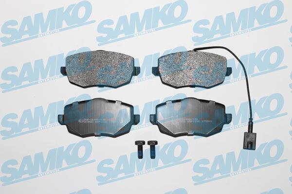 Samko 5SP1336 - Тормозные колодки, дисковые, комплект autospares.lv