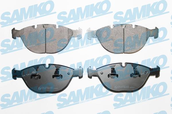 Samko 5SP1330 - Тормозные колодки, дисковые, комплект autospares.lv