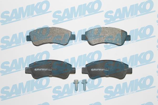 Samko 5SP1327 - Тормозные колодки, дисковые, комплект autospares.lv