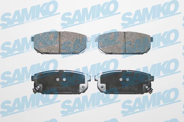 Samko 5SP1370 - Тормозные колодки, дисковые, комплект autospares.lv