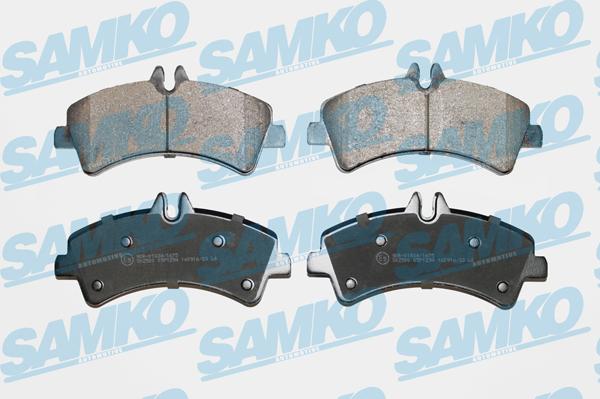 Samko 5SP1294 - Тормозные колодки, дисковые, комплект autospares.lv