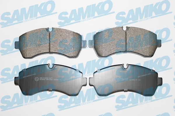 Samko 5SP1295 - Тормозные колодки, дисковые, комплект autospares.lv