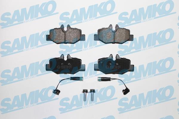 Samko 5SP1246 - Тормозные колодки, дисковые, комплект autospares.lv