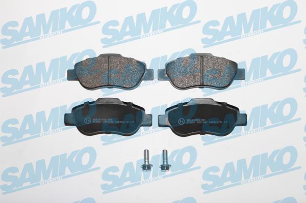 Samko 5SP1240 - Тормозные колодки, дисковые, комплект autospares.lv