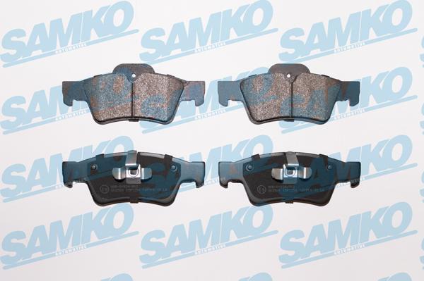 Samko 5SP1254 - Тормозные колодки, дисковые, комплект autospares.lv