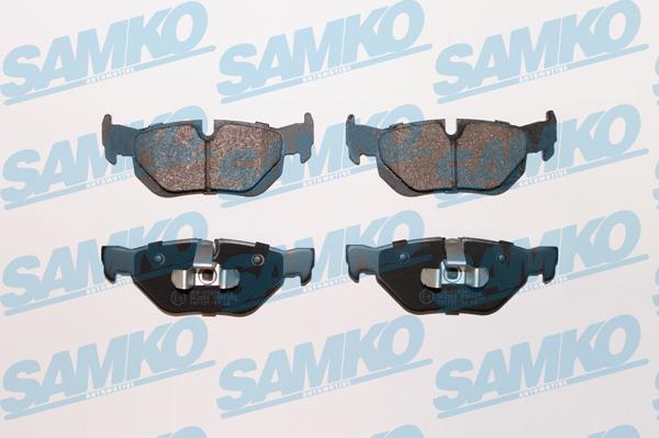 Samko 5SP1252 - Тормозные колодки, дисковые, комплект autospares.lv