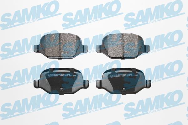 Samko 5SP1265 - Тормозные колодки, дисковые, комплект autospares.lv