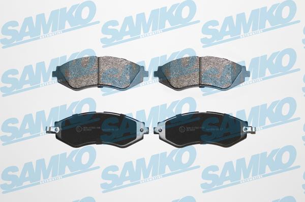 Samko 5SP1208 - Тормозные колодки, дисковые, комплект autospares.lv