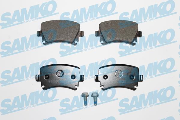 Samko 5SP1219 - Тормозные колодки, дисковые, комплект autospares.lv