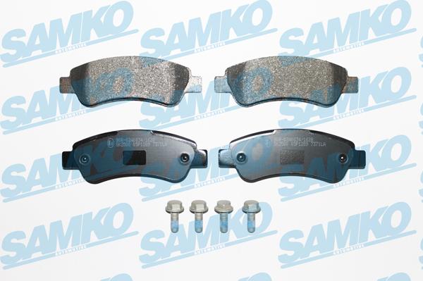 Samko 5SP1289 - Тормозные колодки, дисковые, комплект autospares.lv