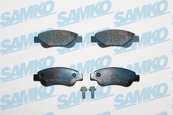 Samko 5SP1235 - Тормозные колодки, дисковые, комплект autospares.lv