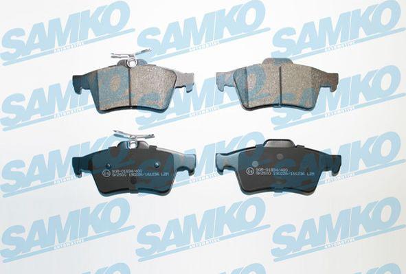 Samko 5SP1236 - Тормозные колодки, дисковые, комплект autospares.lv
