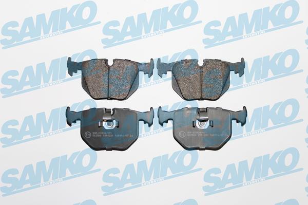 Samko 5SP1231 - Тормозные колодки, дисковые, комплект autospares.lv