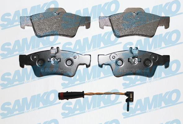 Samko 5SP1232A - Тормозные колодки, дисковые, комплект autospares.lv