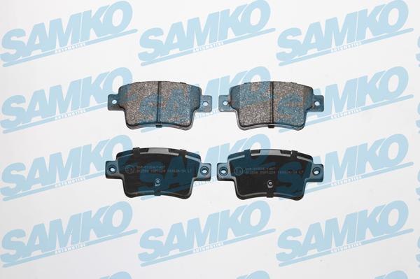 Samko 5SP1224 - Тормозные колодки, дисковые, комплект autospares.lv