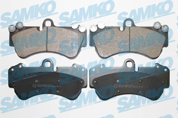 Samko 5SP1226 - Тормозные колодки, дисковые, комплект autospares.lv