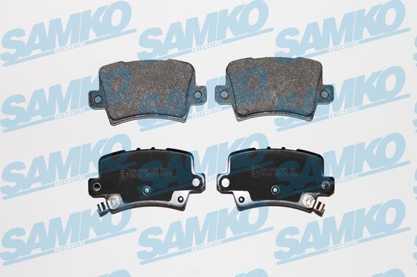 Samko 5SP1273 - Тормозные колодки, дисковые, комплект autospares.lv