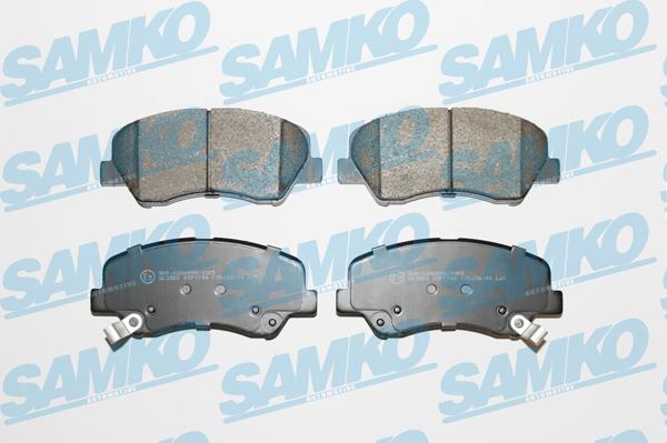 Samko 5SP1744 - Тормозные колодки, дисковые, комплект autospares.lv