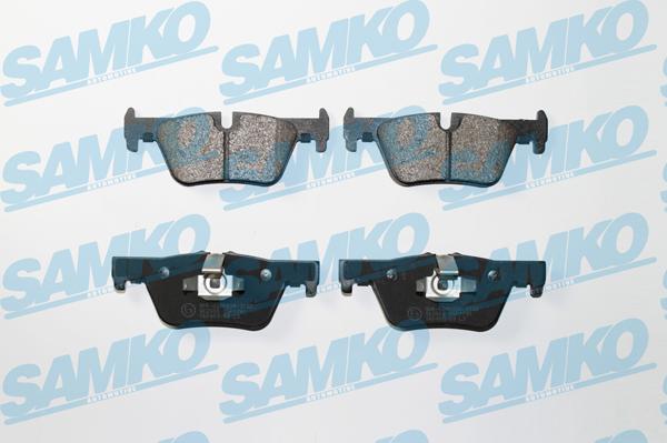 Samko 5SP1741 - Тормозные колодки, дисковые, комплект autospares.lv