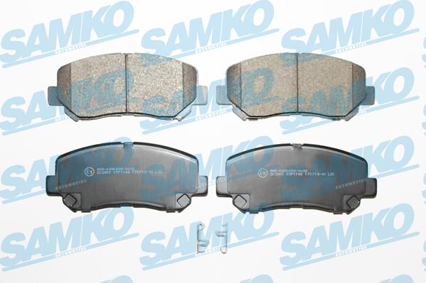 Samko 5SP1748 - Тормозные колодки, дисковые, комплект autospares.lv