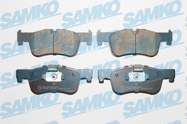 Samko 5SP1752 - Тормозные колодки, дисковые, комплект autospares.lv