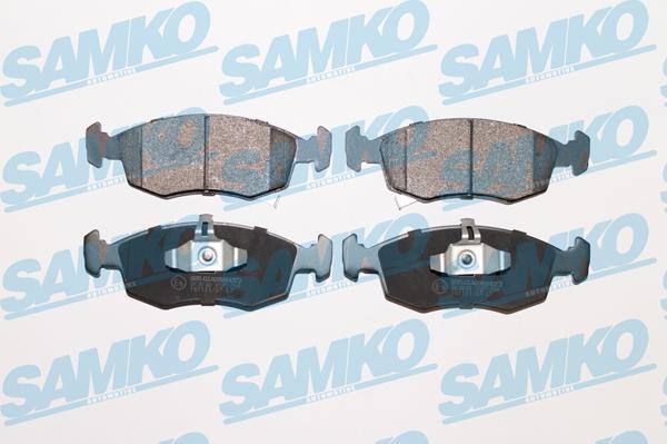 Samko 5SP1766 - Тормозные колодки, дисковые, комплект autospares.lv