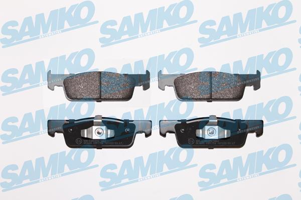 Samko 5SP1702 - Тормозные колодки, дисковые, комплект autospares.lv