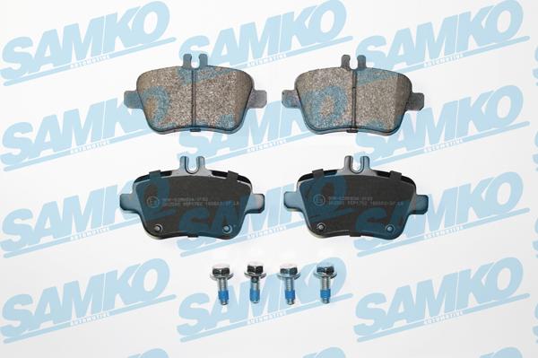 Samko 5SP1782 - Тормозные колодки, дисковые, комплект autospares.lv