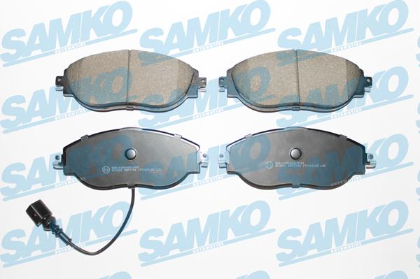 Samko 5SP1734 - Тормозные колодки, дисковые, комплект autospares.lv