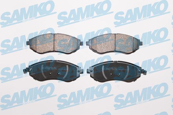 Samko 5SP1730 - Тормозные колодки, дисковые, комплект autospares.lv