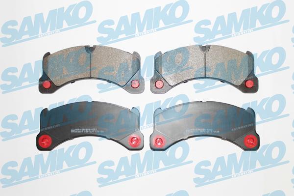 Samko 5SP1731 - Тормозные колодки, дисковые, комплект autospares.lv