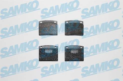 Samko 5SP173 - Тормозные колодки, дисковые, комплект autospares.lv