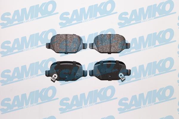 Samko 5SP1724 - Тормозные колодки, дисковые, комплект autospares.lv