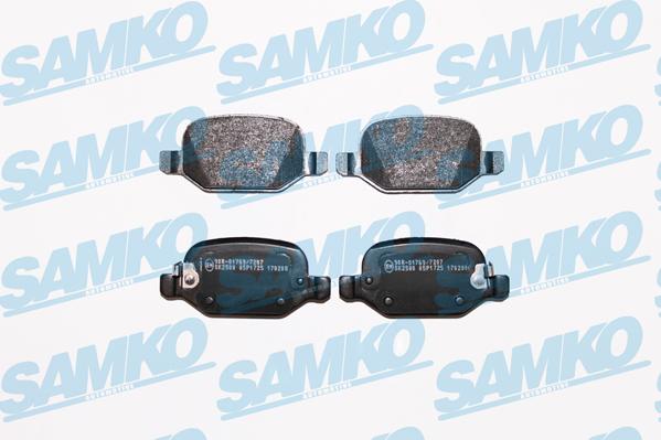 Samko 5SP1725 - Тормозные колодки, дисковые, комплект autospares.lv