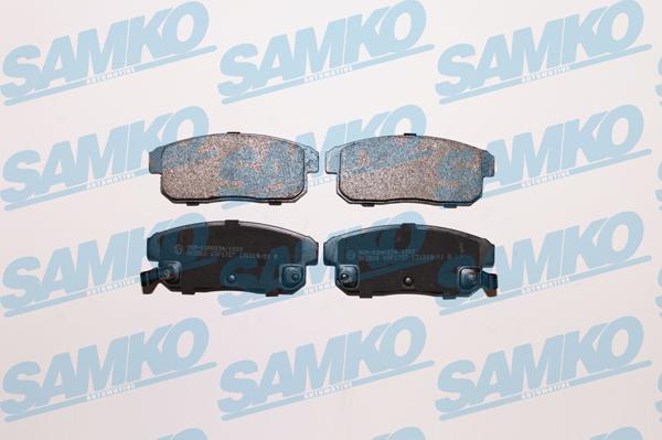 Samko 5SP1727 - Тормозные колодки, дисковые, комплект autospares.lv