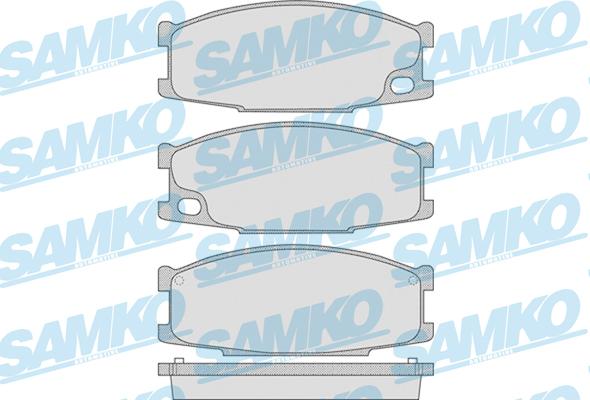 Samko 5SP892 - Тормозные колодки, дисковые, комплект autospares.lv