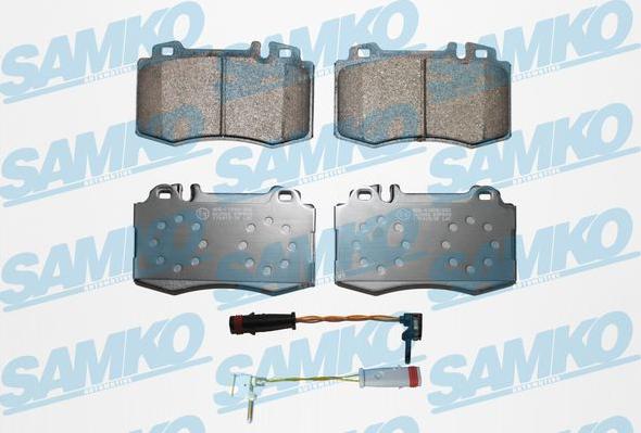 Samko 5SP849A - Тормозные колодки, дисковые, комплект autospares.lv