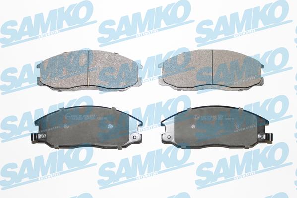 Samko 5SP859 - Тормозные колодки, дисковые, комплект autospares.lv